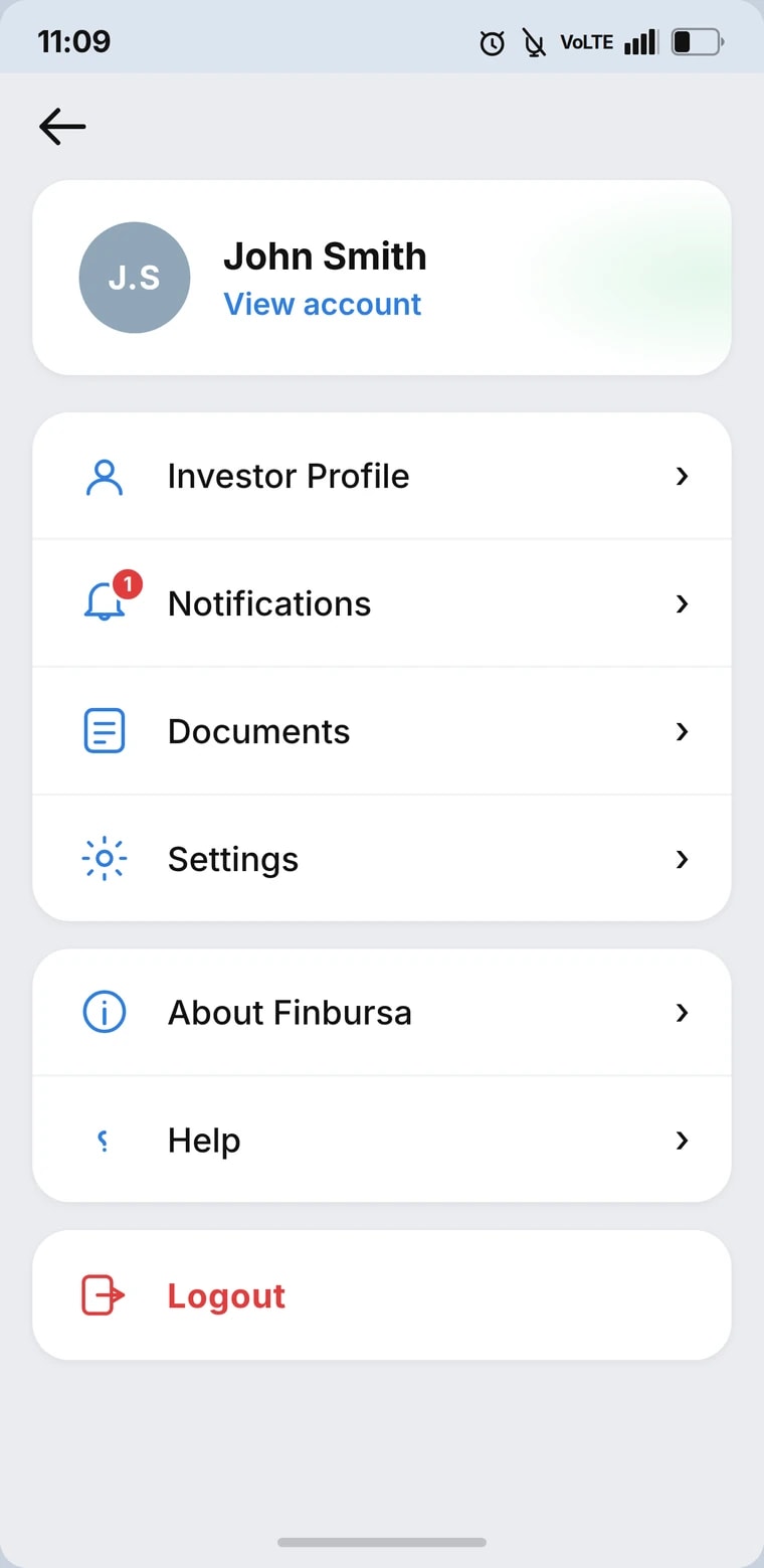 New Listing Alerts in the FinBursa Access app