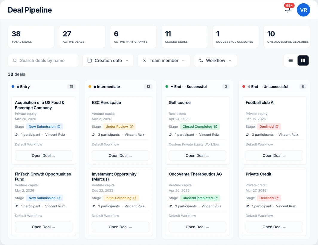 Deal Management preview