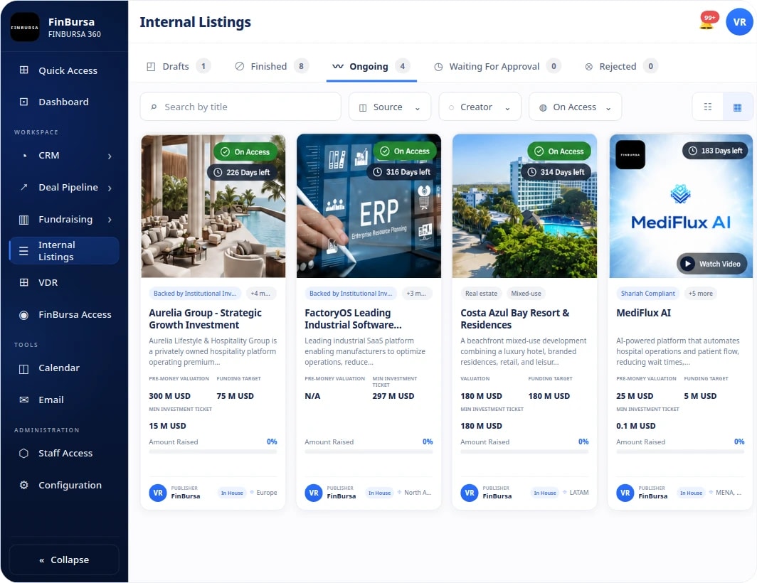 Listing & Distribution preview